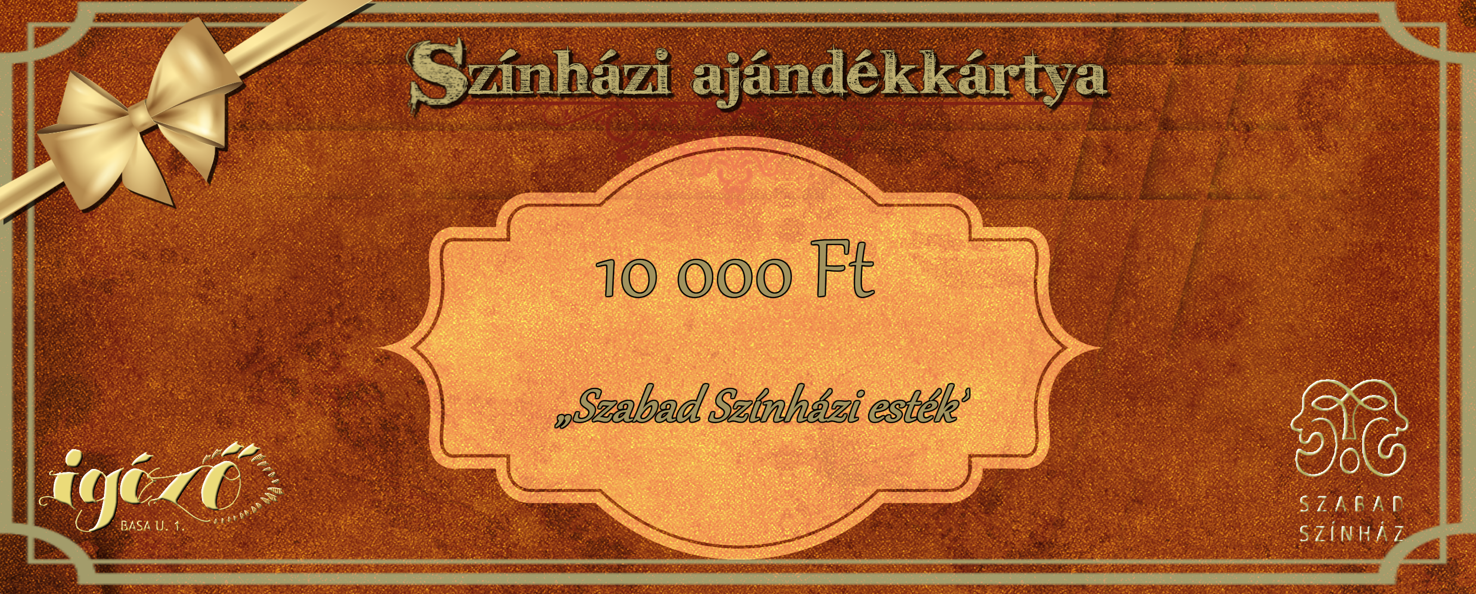 Szabad Színházi esték- ajándékkártya 10.000