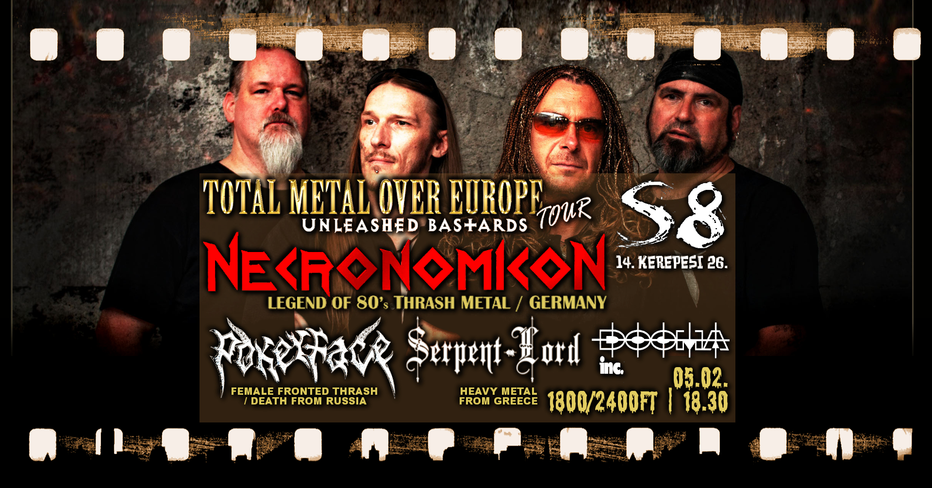 Total Metal Over Europe - Necronomicon [D] I Pokerface [RUS]