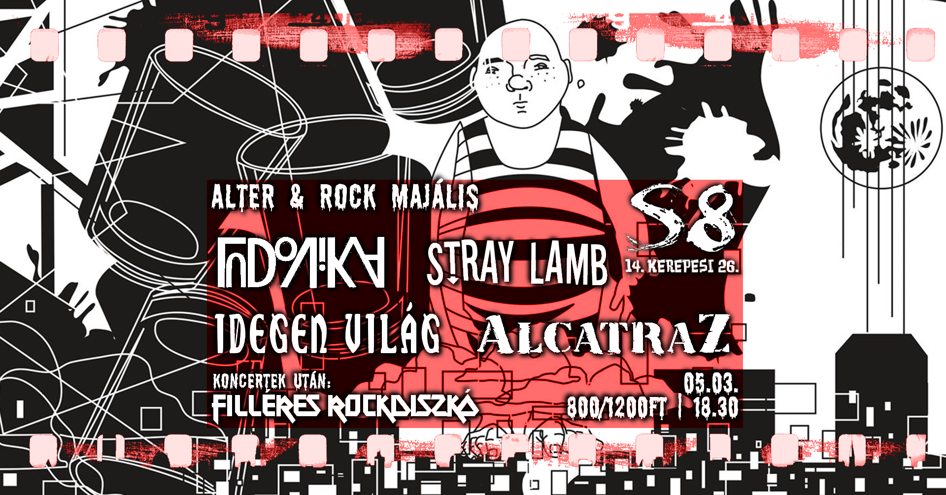 Alter & Rock Majális - Ludovika I The Alcatraz I Idegen Világ I Stray Lamb