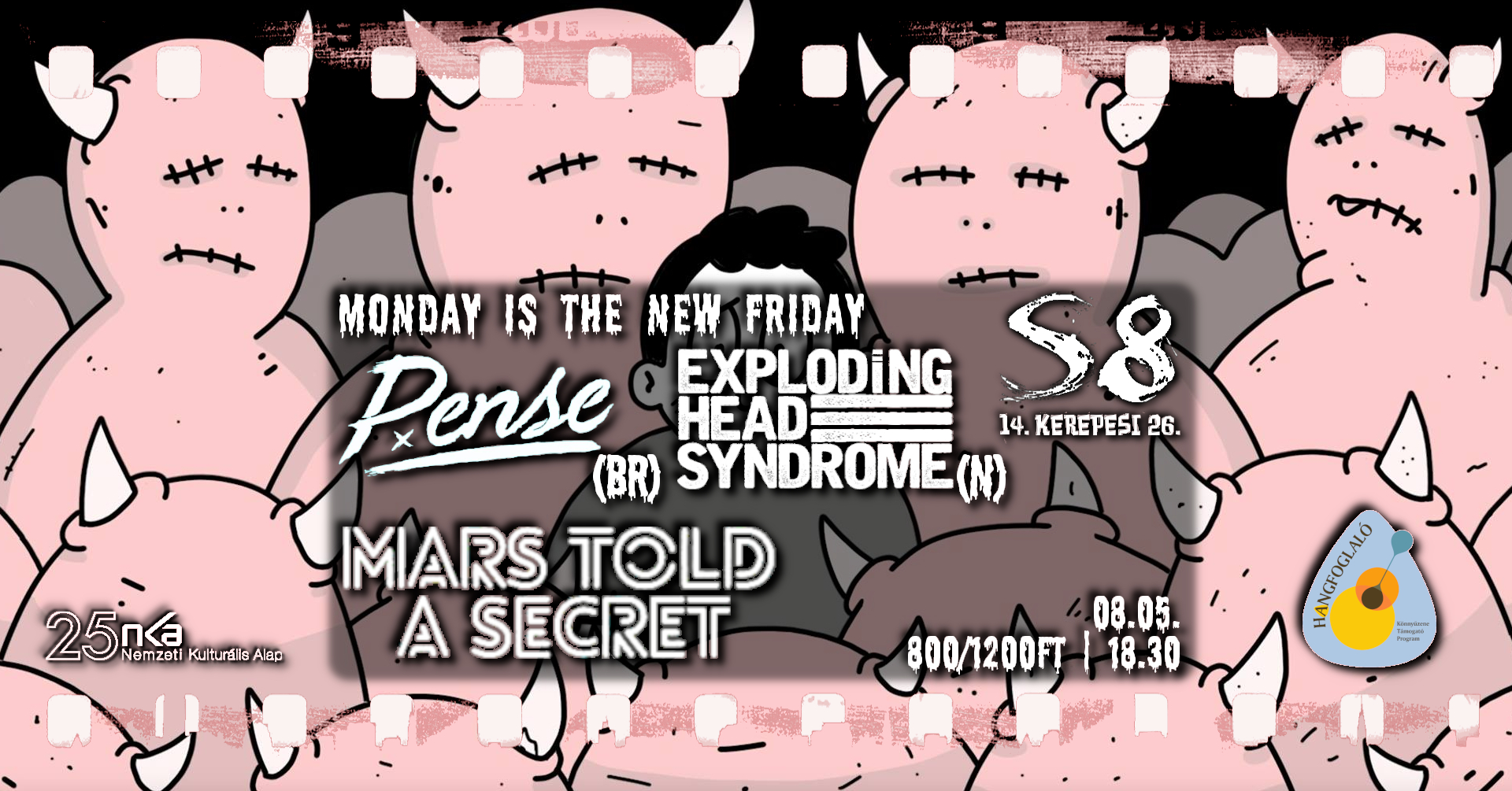Monday is the new Friday - Pense [BR] I Exploding Head Syndrome [N] I Mars Told a Secret