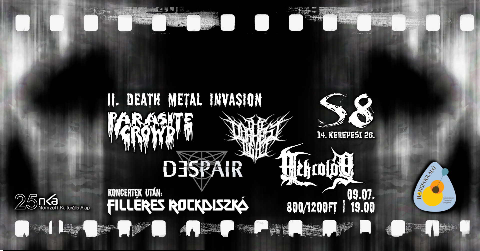 II. Death Metal Invasion - Parasite Crowd I The Darkest Light I Despair I Nekrológ
