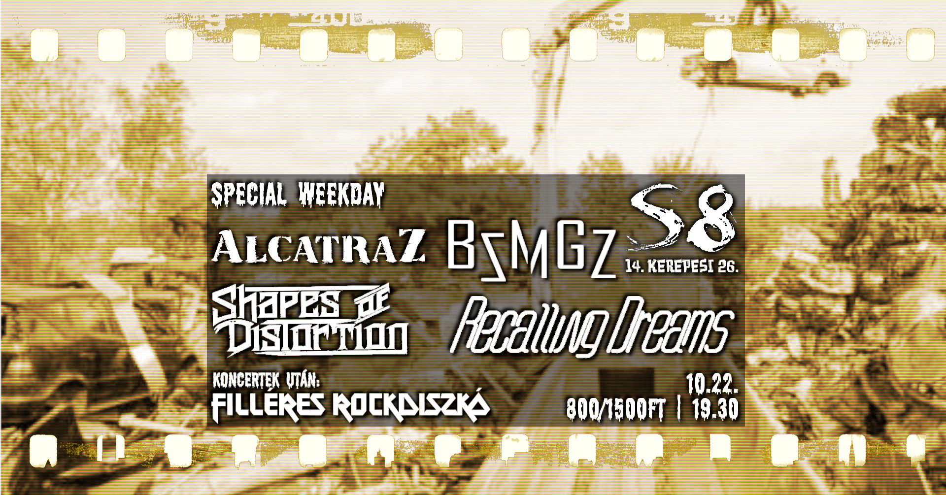 Special Weekday - BZMGZ I The Alcatraz I Shapes of Distortion I Recalling Dreams