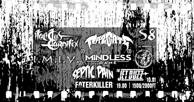 Italicus Carnifex [I] | IMIV [I] | Razgate [I] | Inhumantra | Septic Pain | +4