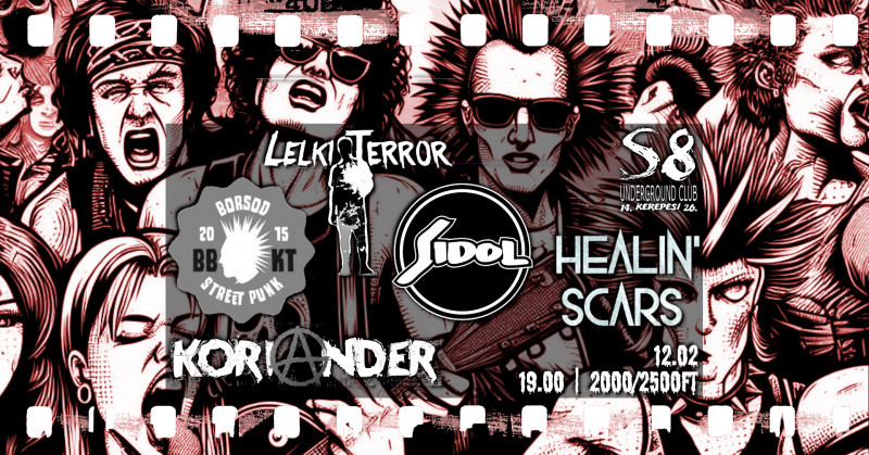Bebukottak | Sidol | Koriander | Lelki Terror | Healin' Scars