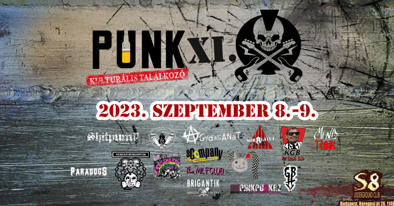 XI. Punk Kulturális Találkozó (KÉTNAPOS JEGY!)