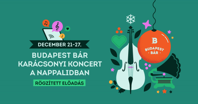 Budapest Bár Karácsonyi koncert a nappalidban 
