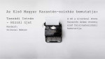 Első Magyar Karantén-Színház // Tasnádi István: Húzzál újat