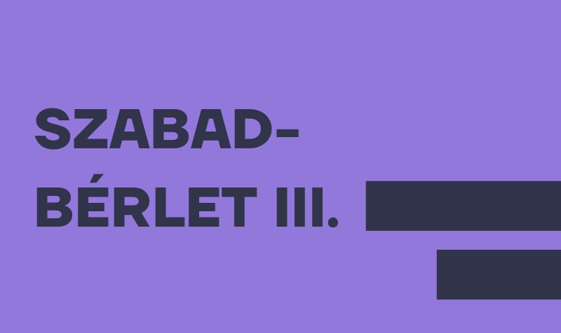 Szabadbérlet 26/27 III. kategória